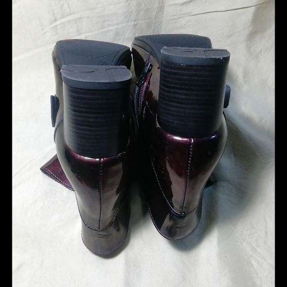 Jose Saenz dark burgundy ankle boots size 39 - Picture 8 of 9